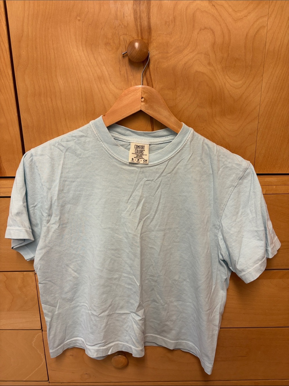 Comfort Colors Pale Blue Short Sleeve Crew Tee